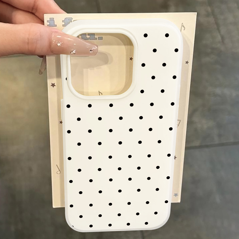 Phone Accessories Samsung - Minimalist Polka Dot Dustproof For Samsung