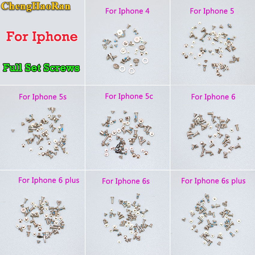 Phone Accessories Nothing - ChengHaoRan Full Set Screws for iPhone