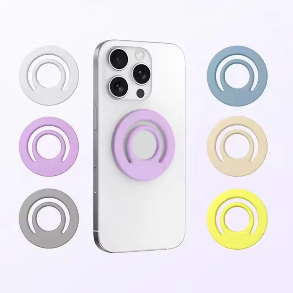 Phone Accessories Japan - Magnetic Silicone Stand Finger Ring Car