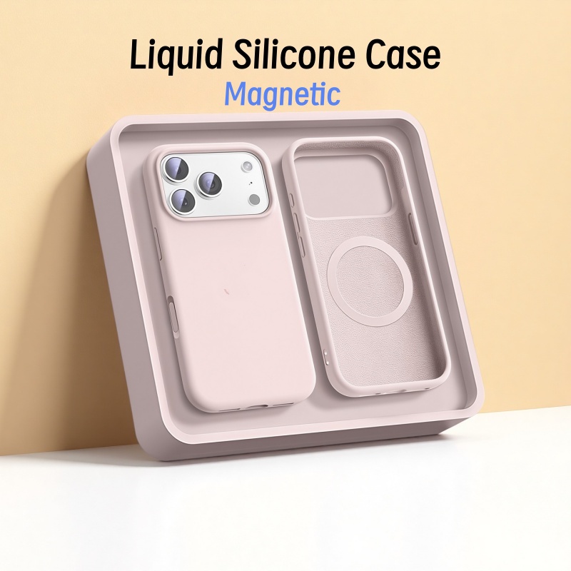 Phone Accessories Logo - For Magsafe Liquid Silicone Phone Case