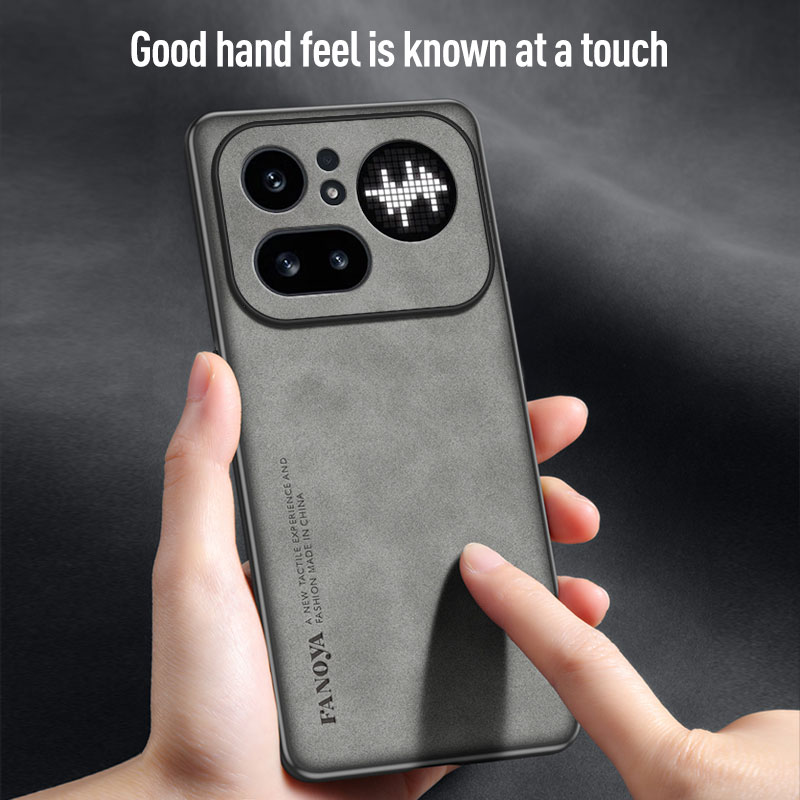 Luxury Sheepskin PU Leather Ph - Phone Accessories Nothing 评论和价格