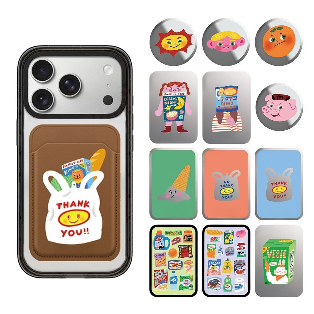 Cartoon Market Magnetic Phone  - Phone Accessories Market 评论和价格