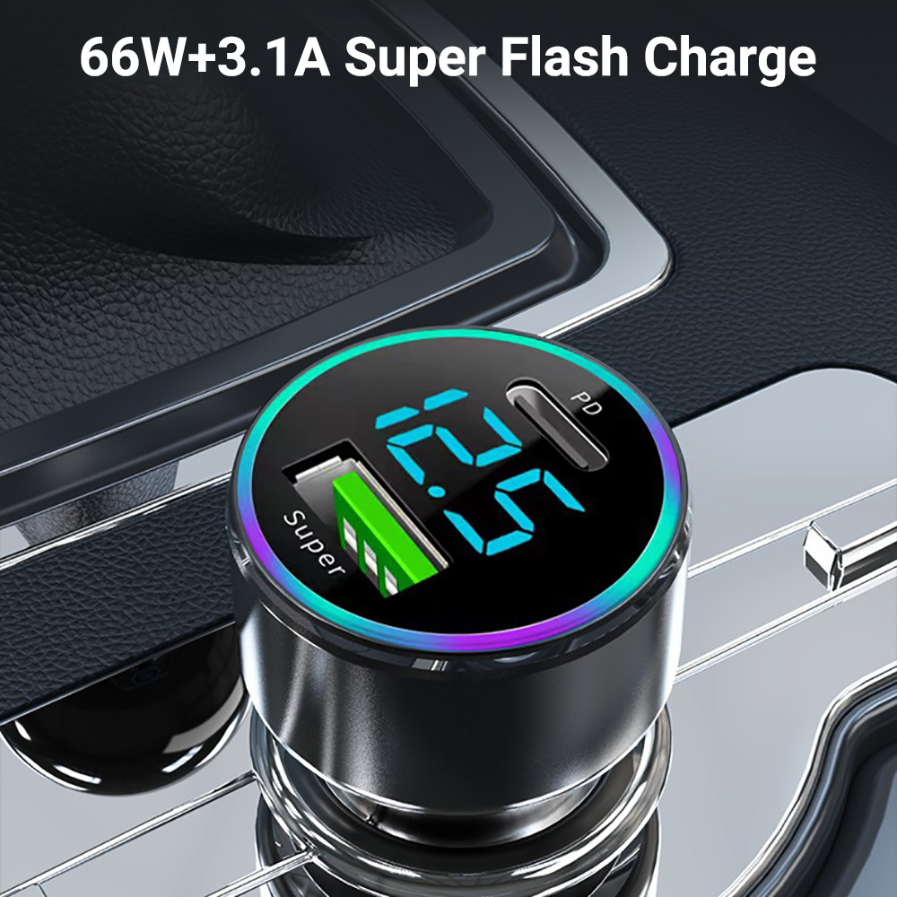 66W PD QC3.0 Dual Port Car Cha - Phone Accessories You Need 评论和价格