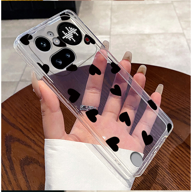 Elegant Trendy Black Love Patt - Phone Accessories Nothing 评论和价格