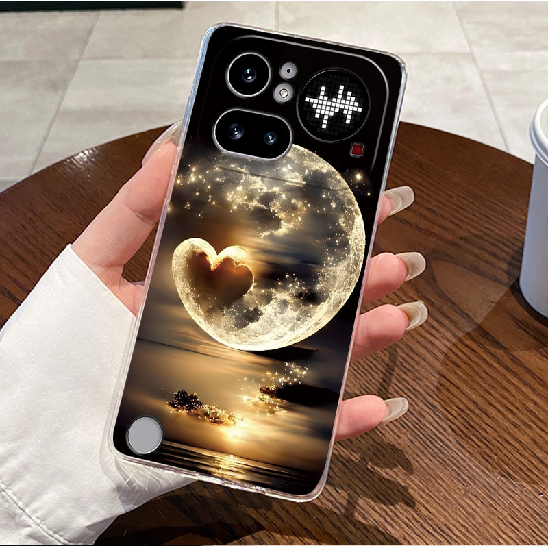 Elegant Trendy Black Love Patt - Phone Accessories Nothing 评论和价格