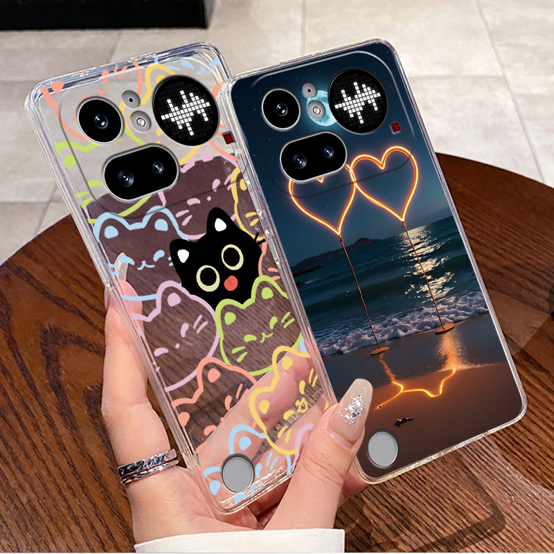 Elegant Trendy Black Love Patt - Phone Accessories Nothing 评论和价格