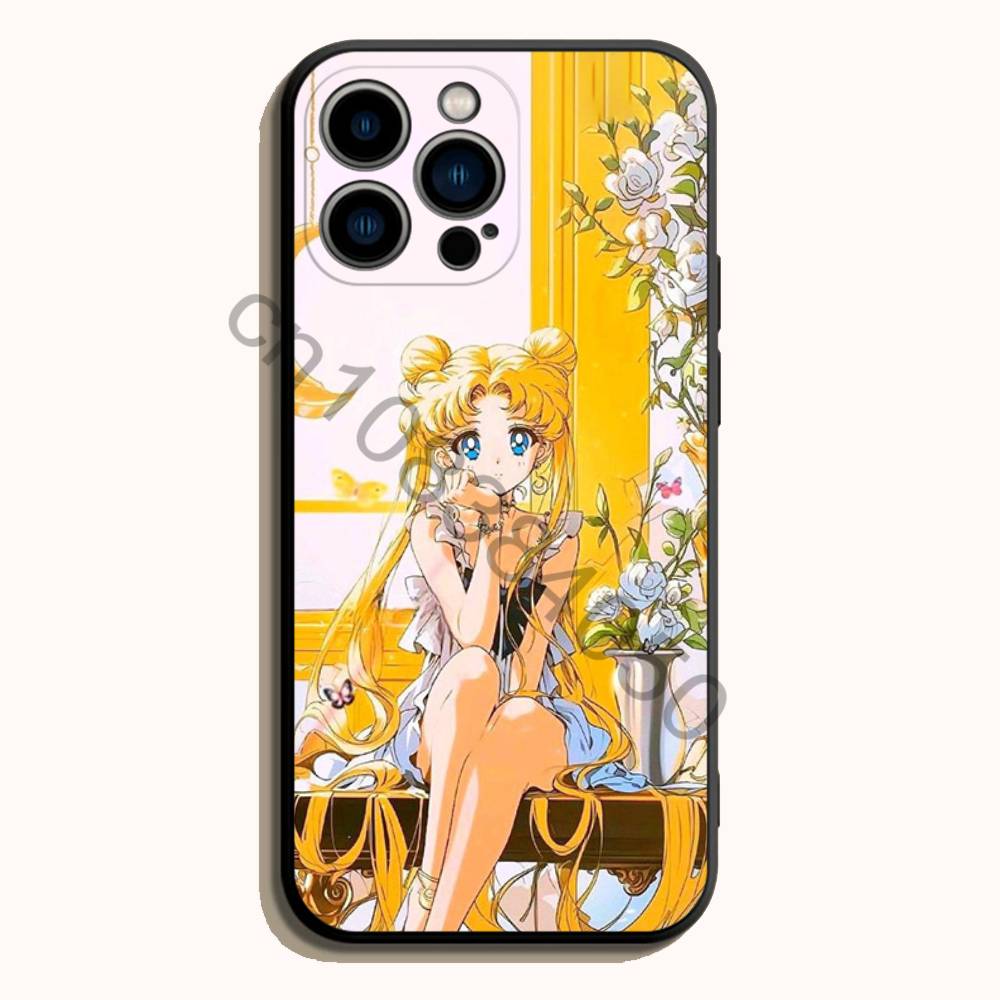 sailor M-moon Black Soft TPU P - Phone Accessories Logo 评论和价格