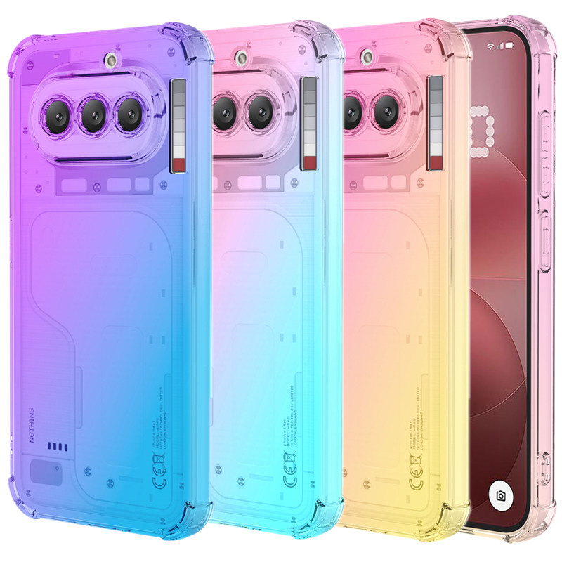 Four-corners Shockproof Gradie - Phone Accessories Nothing 评论和价格