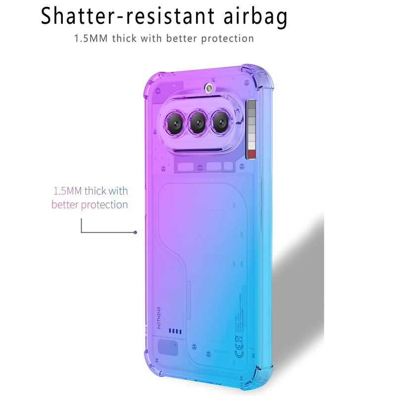 Four-corners Shockproof Gradie - Phone Accessories Nothing 评论和价格