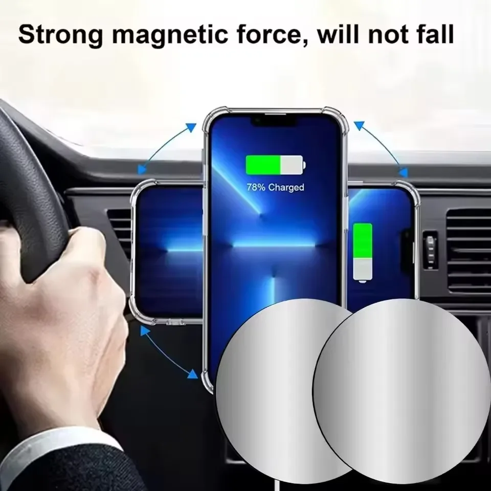 1-5PCS 8CM Magnetic Metal Plat - Phone Accessories Japan 评论和价格