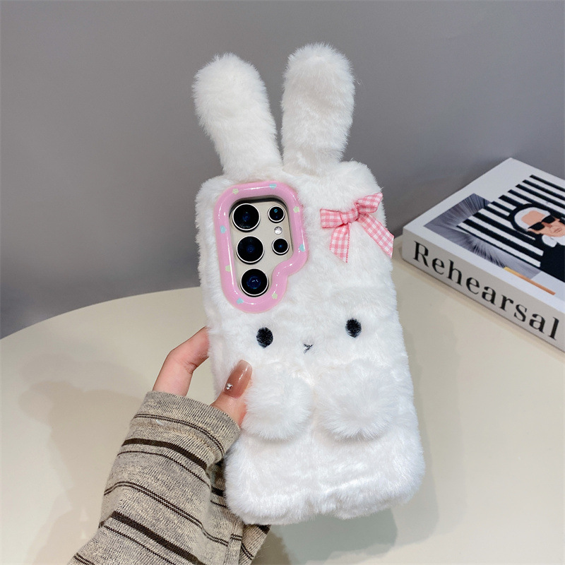 Koren 3D Cartoon Bowknot Rabbi - Phone Accessories Samsung 评论和价格