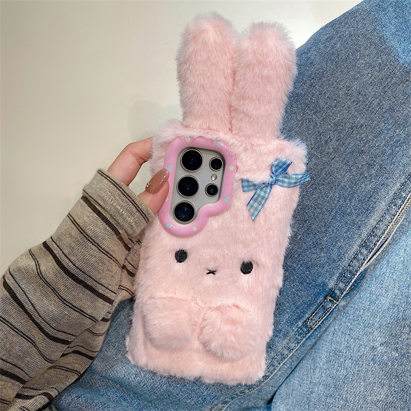 Koren 3D Cartoon Bowknot Rabbi - Phone Accessories Samsung 评论和价格