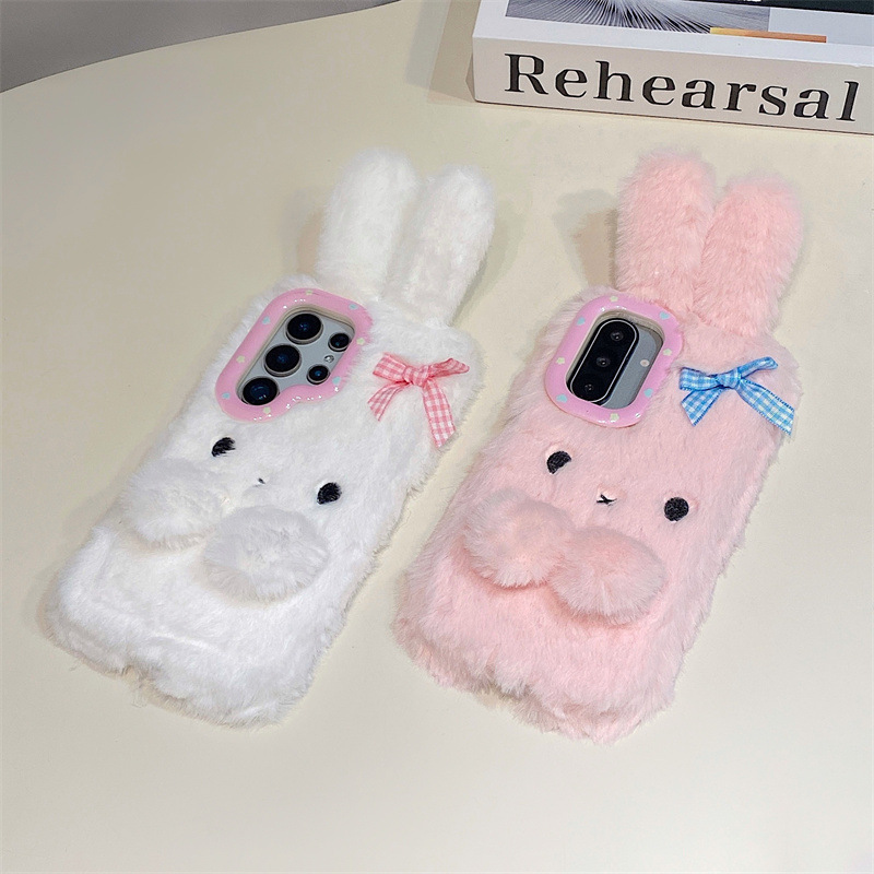 Koren 3D Cartoon Bowknot Rabbi - Phone Accessories Samsung 评论和价格