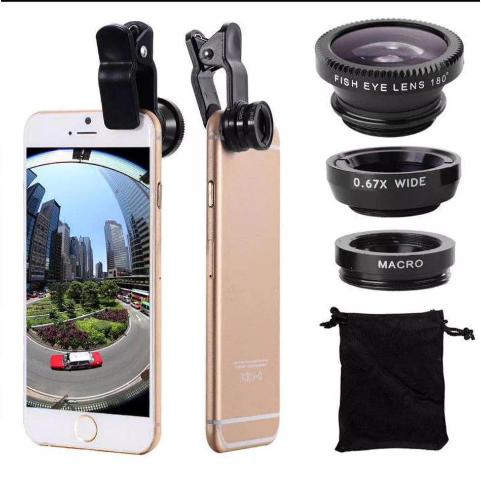 3-in-1 Clip-On Phone Camera Le - Phone Accessories For Content Creators 评论和价格