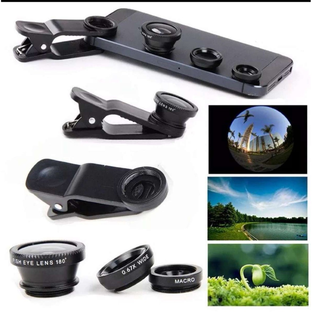3-in-1 Clip-On Phone Camera Le - Phone Accessories For Content Creators 评论和价格