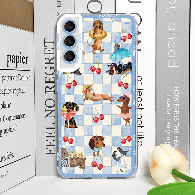 Cute Sausage Dog Phone Case fo - Phone Accessories Samsung 评论和价格