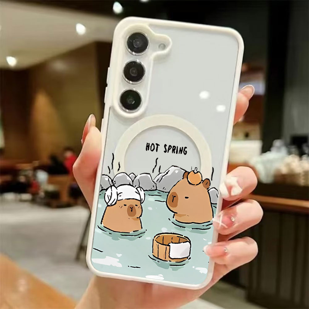 Color Transparent Magnetic Pho - Phone Accessories Samsung 评论和价格