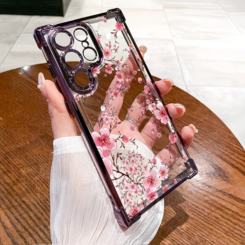 Cherry Blossom Electroplated F - Phone Accessories Samsung 评论和价格