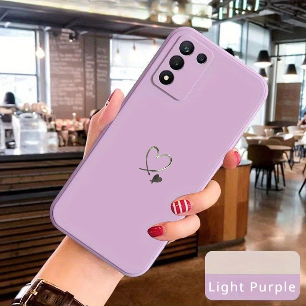 Love Heart Print Anti-Drop Pho - Phone Accessories Samsung 评论和价格